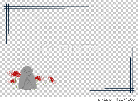 Jizo 和集群孤挺花框架 92174100