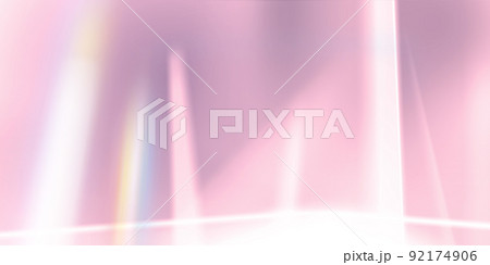 幅6000px】オーロラ 光彩 グラデーション ステージ 背景 の写真素材 