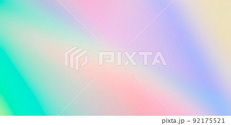 【幅6000px】オーロラ  グラデーション 光彩  背景	 92175521