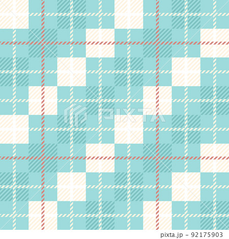 チェック柄の背景イラストイメージ チェック柄の背景イラストイメージ 92175903