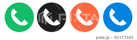 電話のアイコンセット 電話のアイコンセット 92177385
