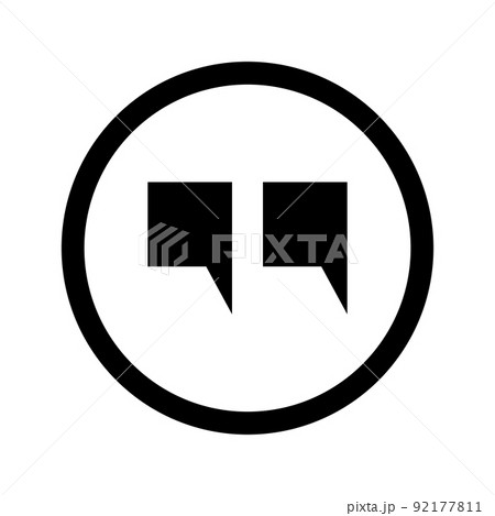 ダブルクォーテーションマーク 引用符 ダブルクォーテーションマーク 引用符 92177811