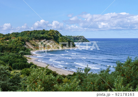 Sea Cove. The coast of the sea resort. Beautiful seascape. Sea Cove. The coast of the sea resort. Beautiful seascape. 92178163
