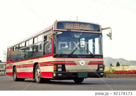 路線バス 岩手県内を走る岩手県北バスの路線バス 路線バス 岩手県内を走る岩手県北バスの路線バス 92178171