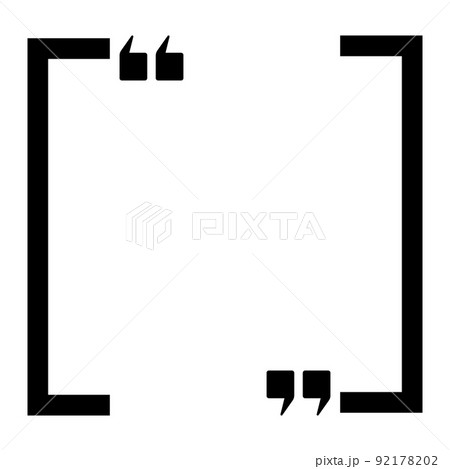 引用符とフレーム 92178202