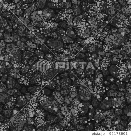 Military gray monochrome camouflage seamless pattern, vector illustration 92178601