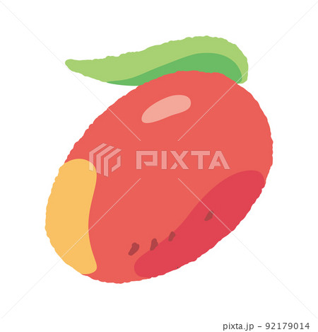 食べ物_果物_マンゴー_主線無し 92179014