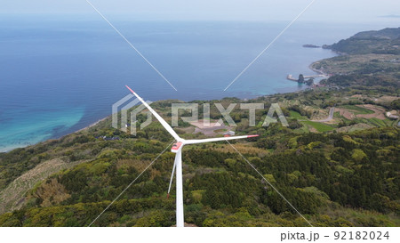風力発電!SDGs自然エネルギー 妙見山展望公園 ドローン撮影 山口県長門市油谷後畑 風力発電!SDGs自然エネルギー 妙見山展望公園 ドローン撮影 山口県長門市油谷後畑 92182024