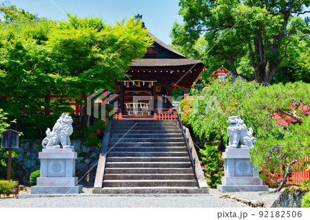 京都 建勲神社 拝殿 92182506