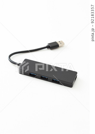 USBハブ　白バック 92183357