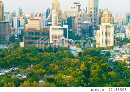 Panoramic Cityscapes and Skyline modern office buildings and condominium in Bangkok city downtown of Bangkok Panoramic Cityscapes and Skyline modern office buildings and condominium in Bangkok city downtown of Bangkok 92183363
