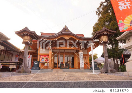 武蔵第六天神社　神社　御祈祷　拝殿　 92183370