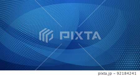 Abstract background of halftone dots and curved lines Abstract background of halftone dots and curved lines 92184241