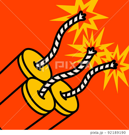 Cartoon vector funny cute smiling face Comic character. 92189190