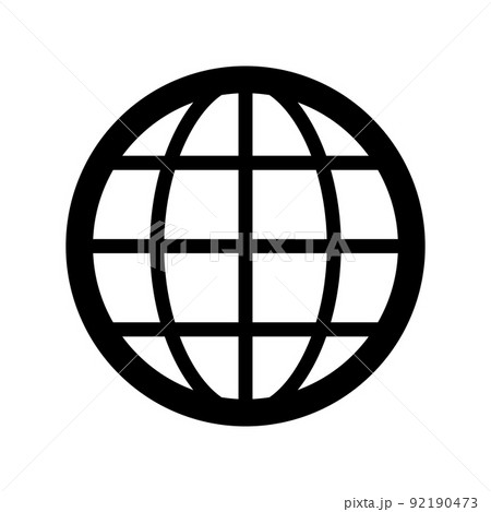 ブラウザアイコン。ウェブサイトアイコン。ネットワーク。ベクター。 92190473