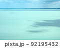 Lake Balaton view from Tihany viewpoint on hot summer day 92195432