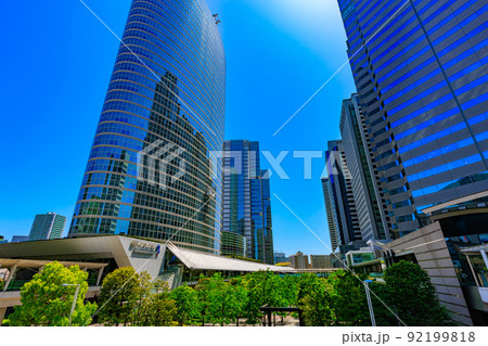 東京 港区港南の都市風景 品川インターシティ 東京 港区港南の都市風景 品川インターシティ 92199818