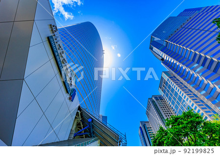 東京 港区港南の都市風景 品川インターシティ 東京 港区港南の都市風景 品川インターシティ 92199825