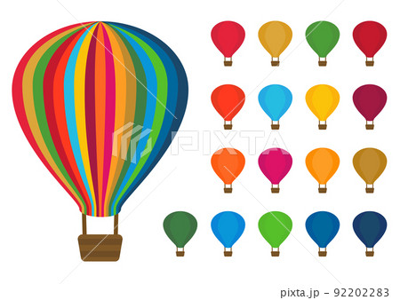 SDGs　17色　気球　素材 92202283