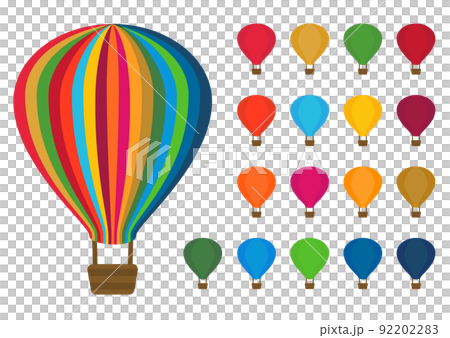 SDGs　17色　気球　素材 92202283