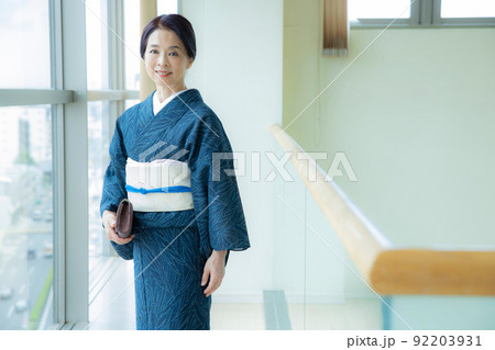 着物　夏　薄物　単衣　60代女性　 92203931