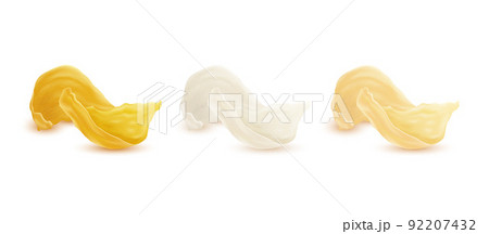 Edible Nest Swiftlet, Drop of saliva from a bird's nest. Premium grade health food supplement. Isolated on a white background.  92207432