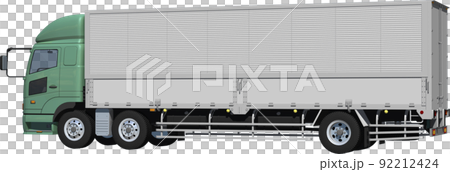 Original heavy-duty truck van cutout image illustration that does not make you imagine a specific manufacturer Original heavy-duty truck van cutout image illustration that does not make you imagine a specific manufacturer 92212424