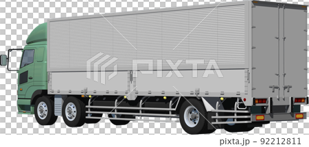 Original heavy-duty truck van cutout image illustration that does not make you imagine a specific manufacturer Original heavy-duty truck van cutout image illustration that does not make you imagine a specific manufacturer 92212811
