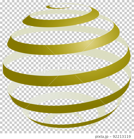 Sphere_Spiral_Blue Gold_Light Color_Fine Sphere_Spiral_Blue Gold_Light Color_Fine 92213119