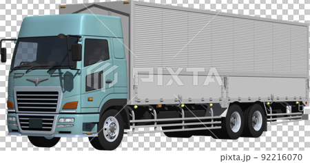 Original heavy-duty truck van cutout image illustration that does not make you imagine a specific manufacturer Original heavy-duty truck van cutout image illustration that does not make you imagine a specific manufacturer 92216070