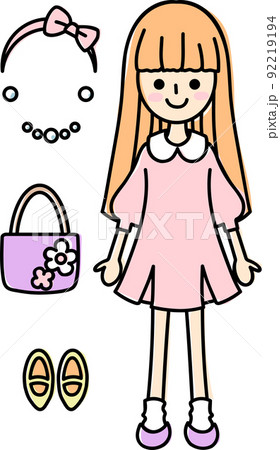 お人形とおしゃれアイテムのセット 92219194