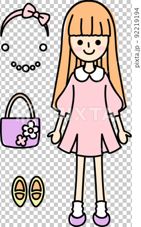 お人形とおしゃれアイテムのセット 92219194