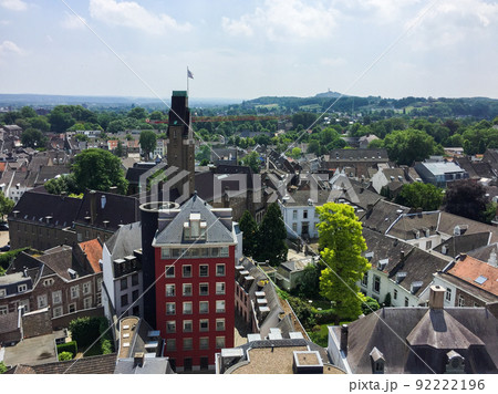 Aerial view from Sint Janskerk tower (St.John Church) on the cityscape of Maastricht, The Netherlands Aerial view from Sint Janskerk tower (St.John Church) on the cityscape of Maastricht, The Netherlands 92222196