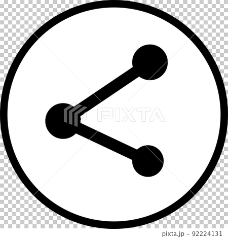 用於共享的簡單圖標說明 92224131