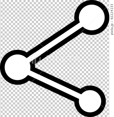 用於共享的簡單圖標說明 92224133