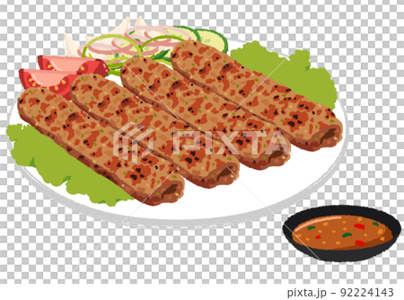 シークカバブのイラスト 92224143