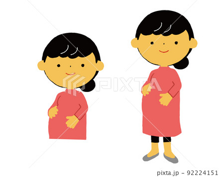 妊婦 イラスト 妊婦 イラスト 92224151