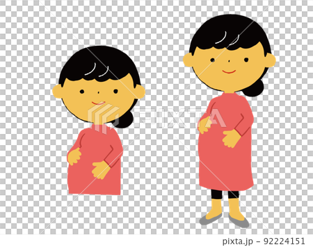 妊婦 イラスト 妊婦 イラスト 92224151