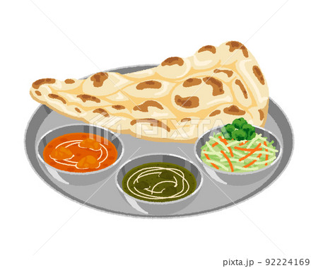 インドカレーのイラスト 92224169