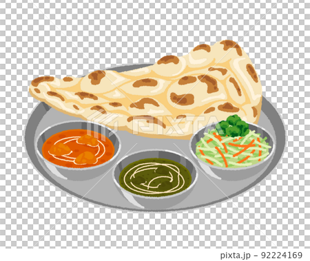 インドカレーのイラスト 92224169