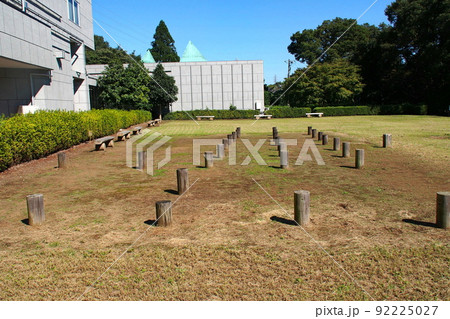 菅谷館跡、三ノ郭跡の建造物跡【埼玉県嵐山町】 92225027