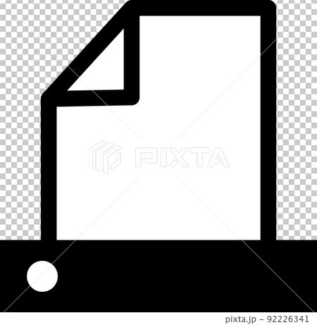 プリンター印刷機・FAXアイコンイラスト 92226341