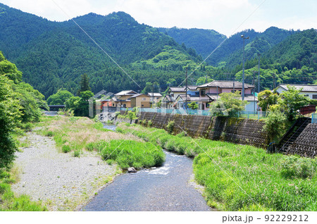 入間川と名栗地区の風景【埼玉県飯能市】 92229212