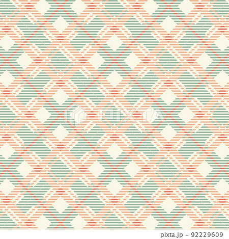 チェック柄の背景イラストイメージ 92229609