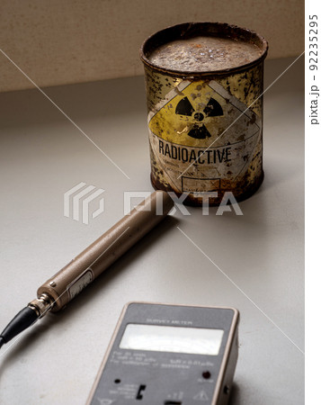 Radiation measurement with radiation survey meter 92235295