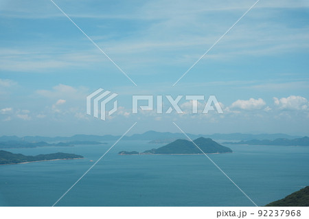 屋島から見渡す多島美 92237968