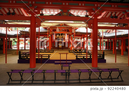 生田神社拝殿内部 生田神社拝殿内部 92240480