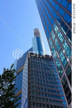 City skyscrapers in the downtown of Frankfurt am Main, Germany City skyscrapers in the downtown of Frankfurt am Main, Germany 92241409