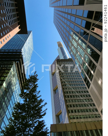 City skyscrapers in the downtown of Frankfurt am Main, Germany 92241461