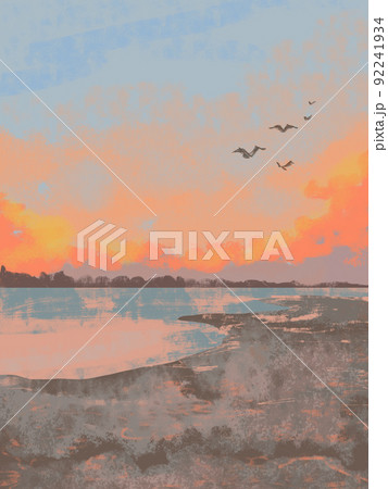Modern Boho Pinkish Sea Beach with Birds Art Print. Abstract Minimal Art Poster. Bohemian printable wall art, boho poster, pastel abstract art, landscape drawing, sea painting. Abstract Arrangements Modern Boho Pinkish Sea Beach with Birds Art Print. Abstract Minimal Art Poster. Bohemian printable wall art, boho poster, pastel abstract art, landscape drawing, sea painting. Abstract Arrangements 92241934